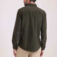 Solid Regular Cotton Shirt with Buttoned Pocket