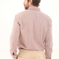 Patterned Long Sleeves Shirt with Classic Collar