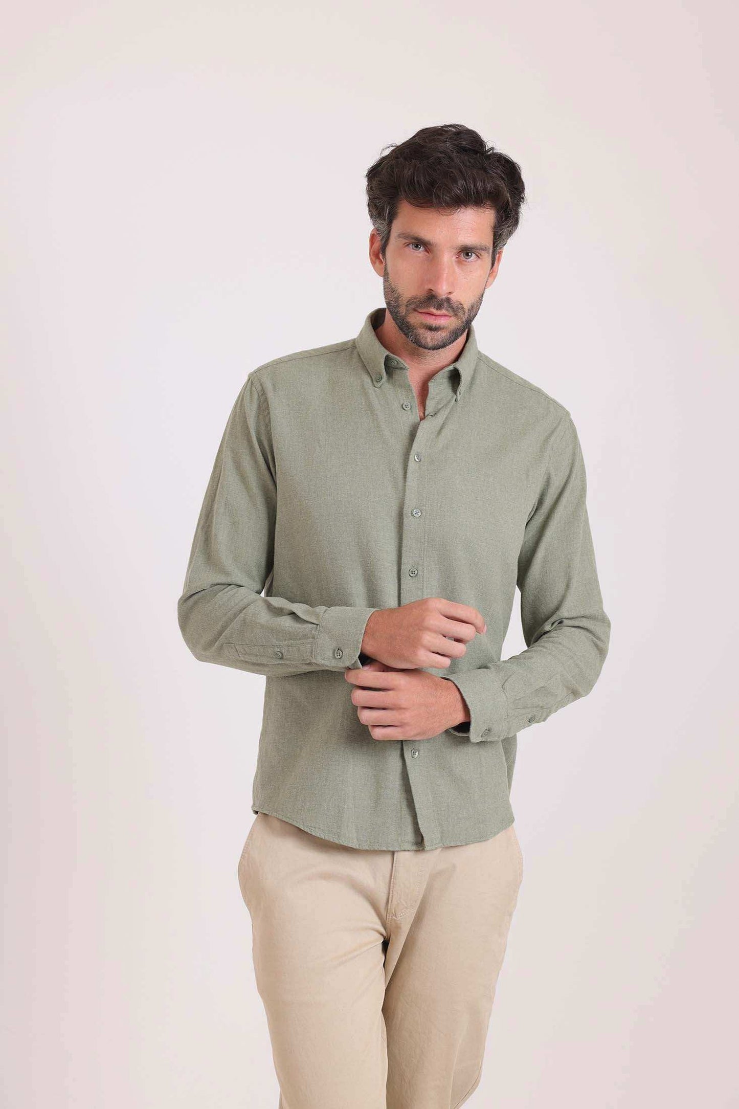 Minimal Button-Up Casual Shirt