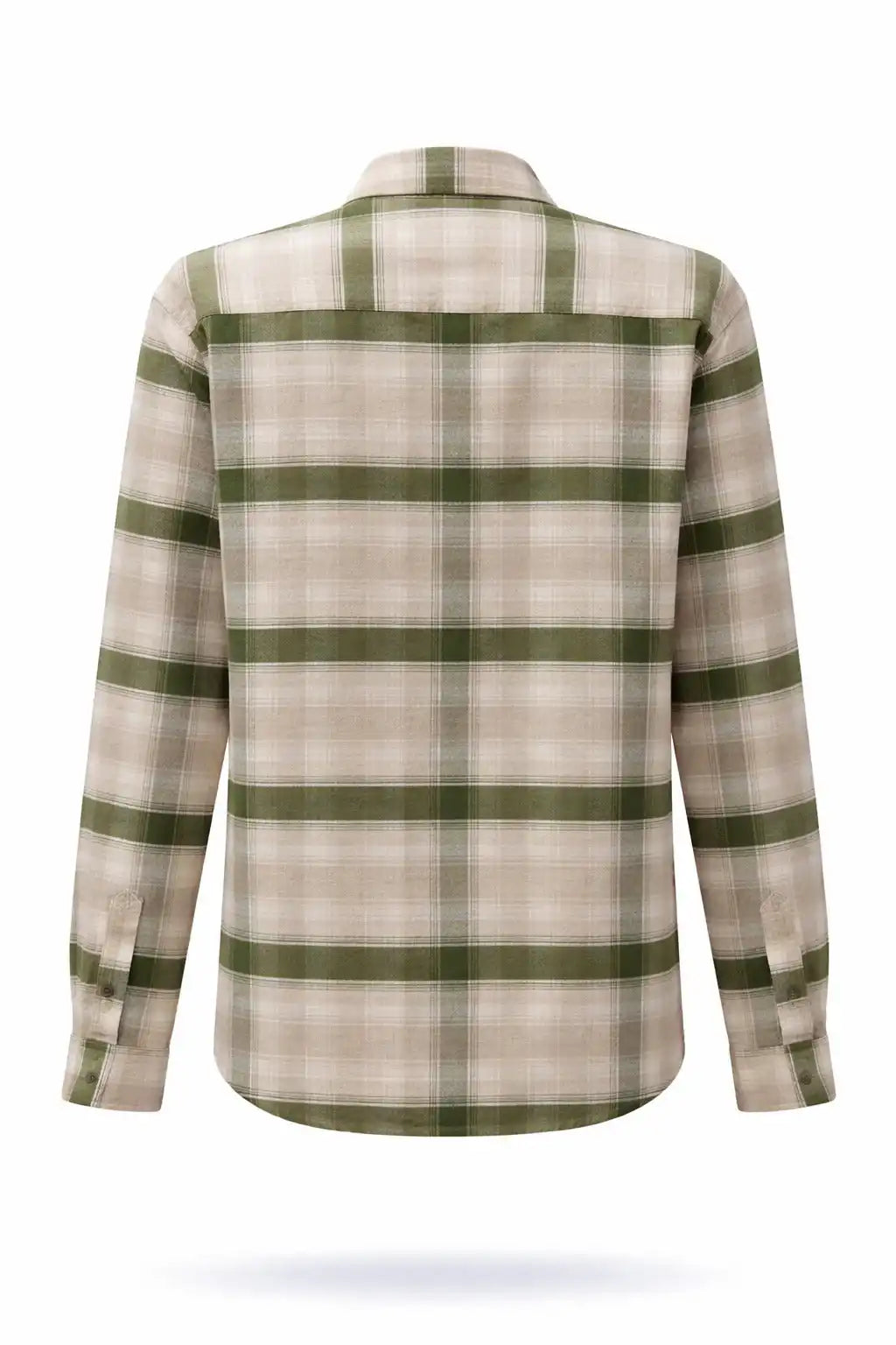 Plaid Utility Button-Up Shirt