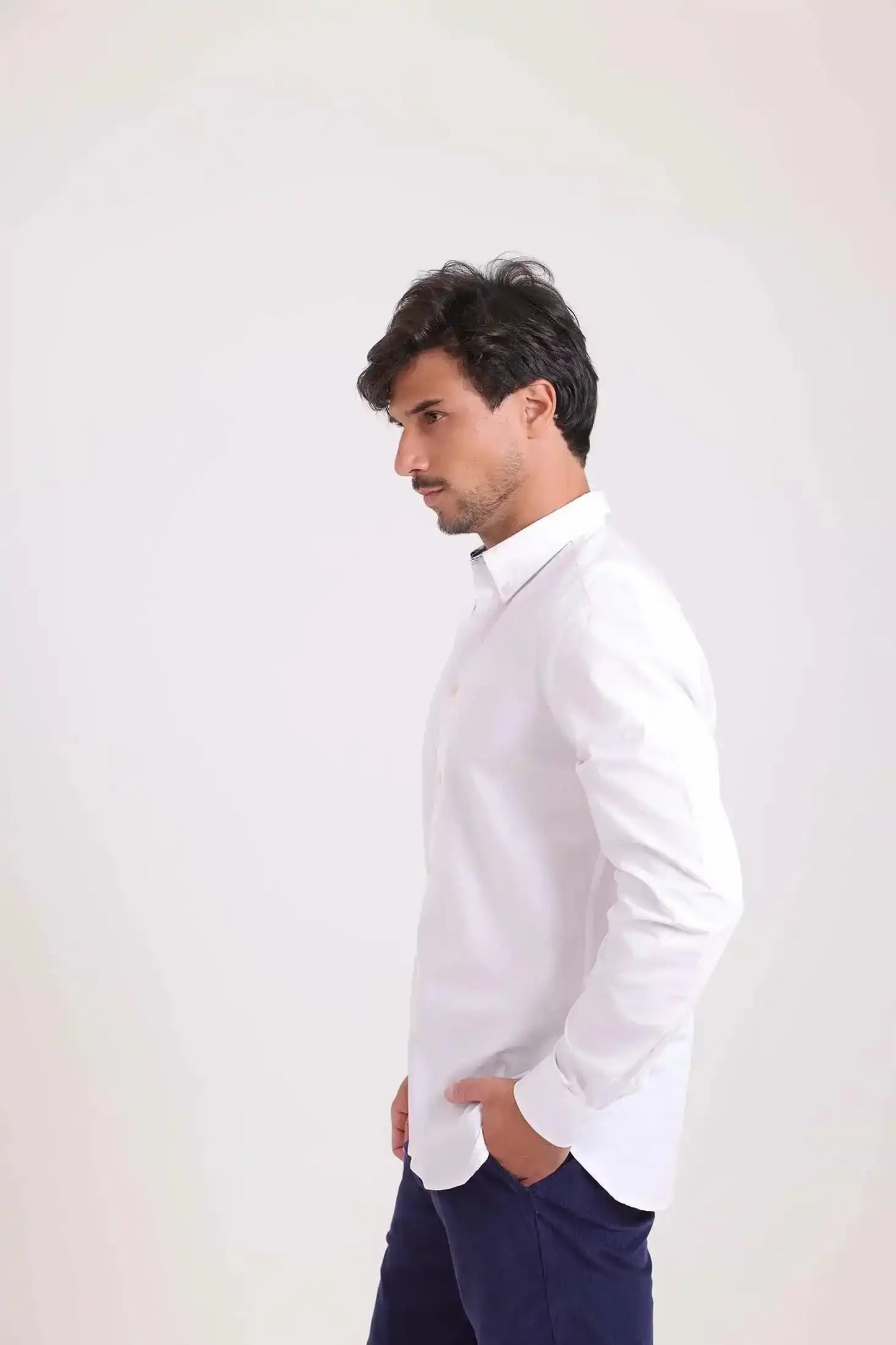 Solid Buttons Down Classic Shirt