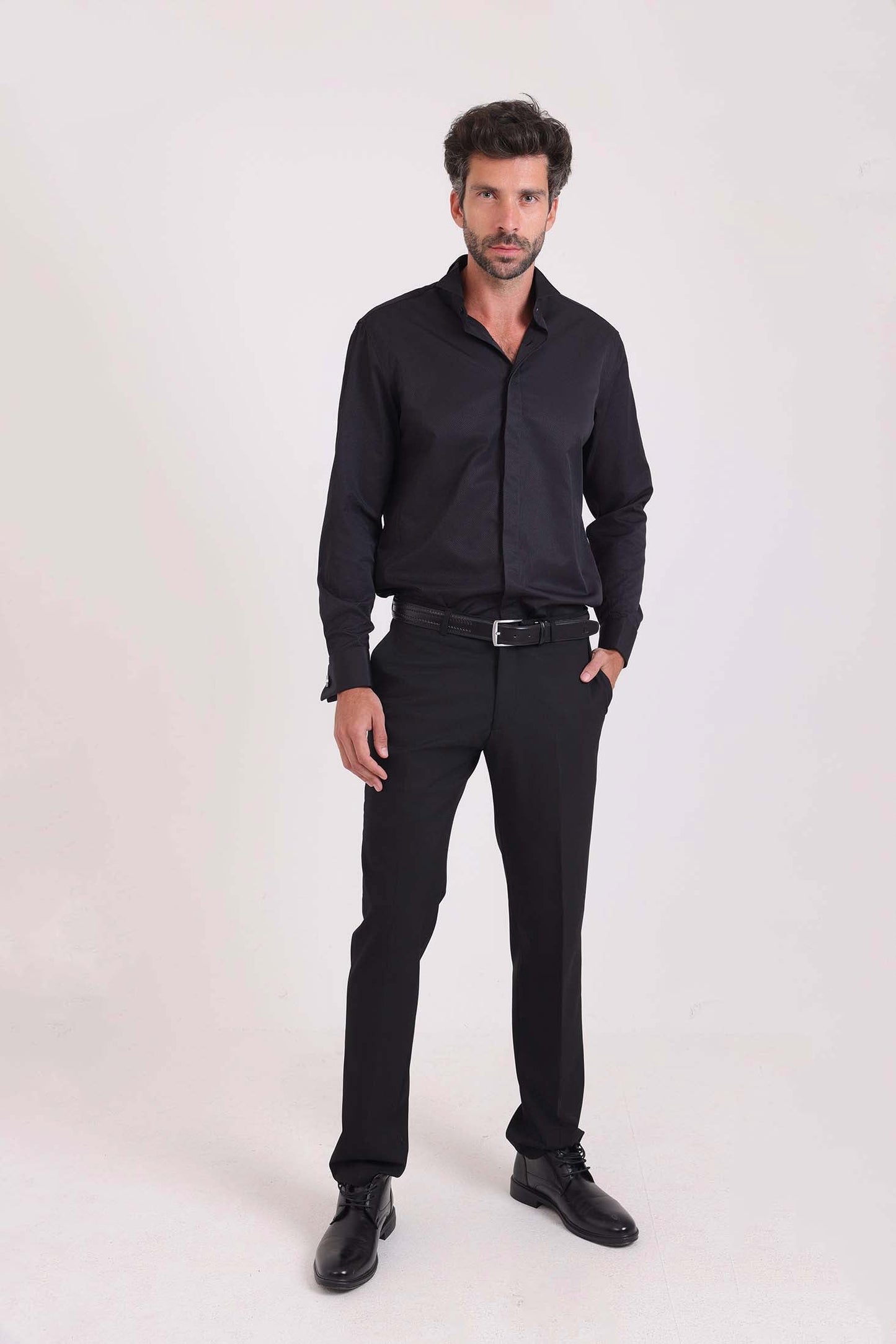 Solid Slim Fit Classic Shirt
