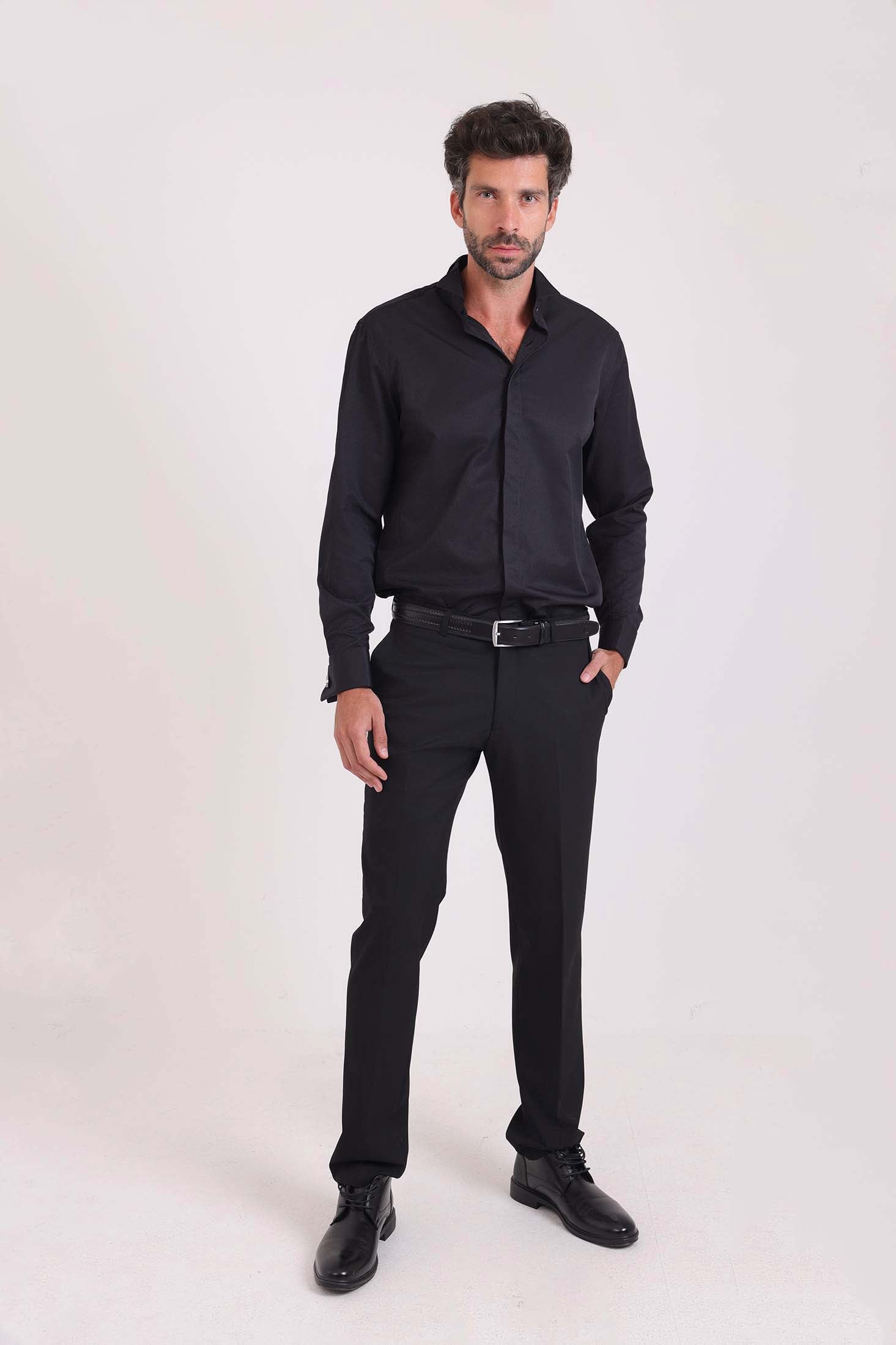 Solid Slim Fit Classic Shirt