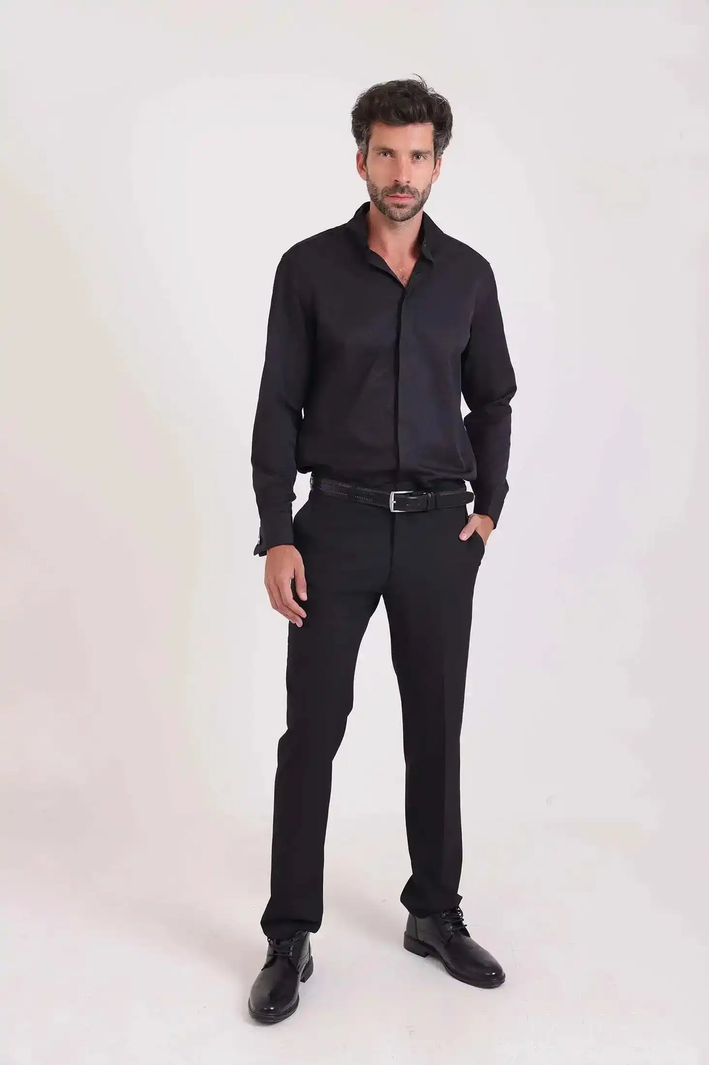 Solid Slim Fit Classic Shirt