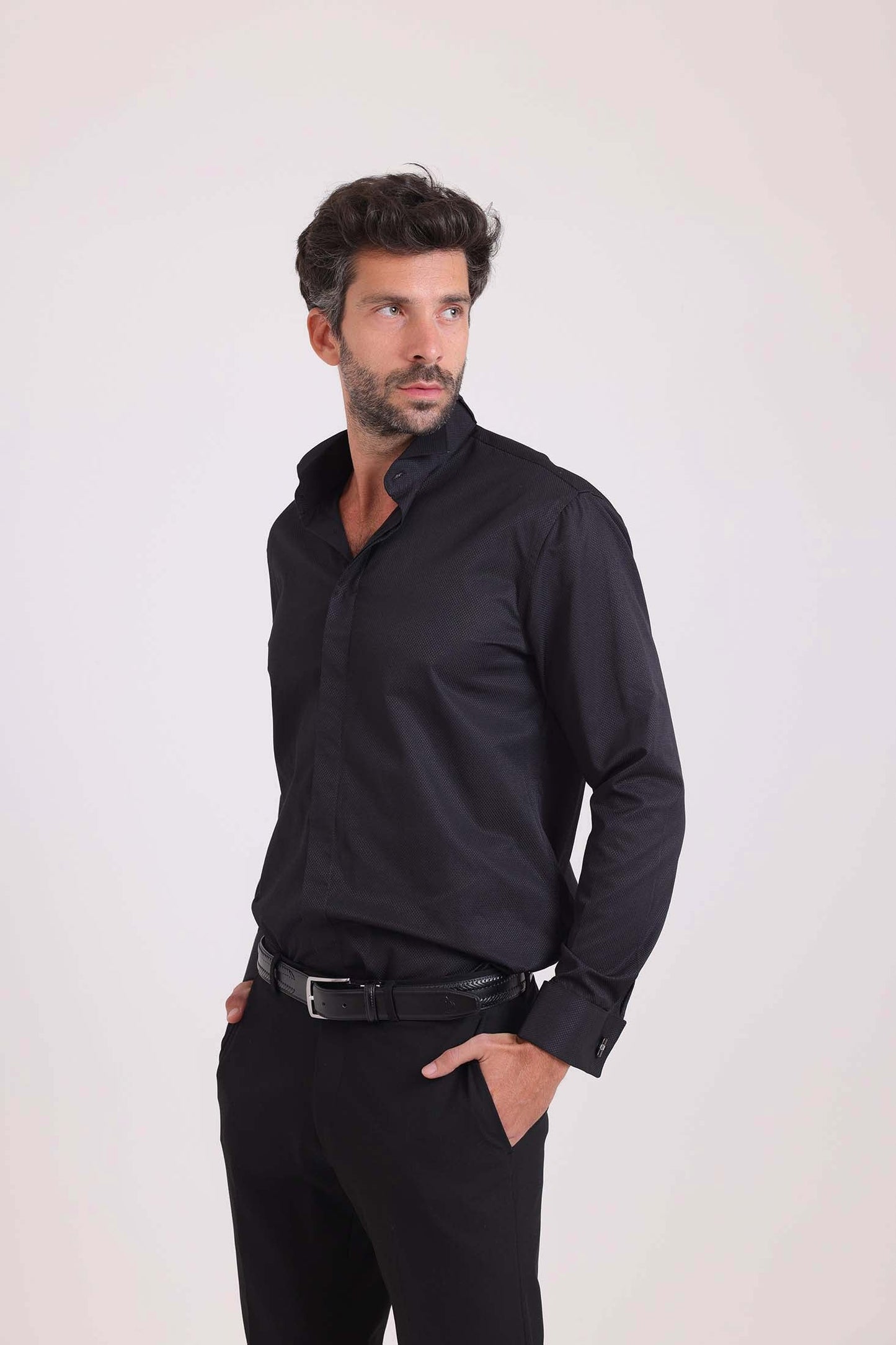 Solid Slim Fit Classic Shirt