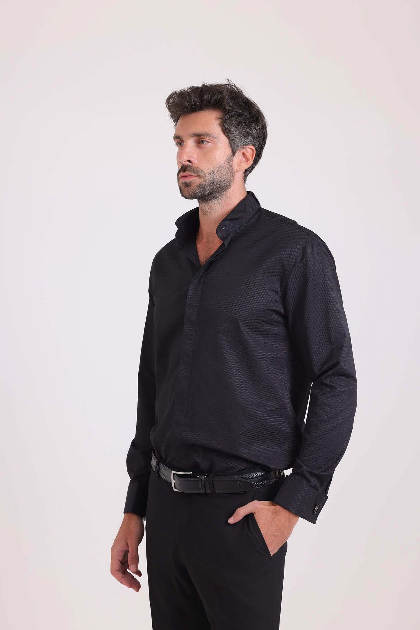 Solid Slim Fit Classic Shirt