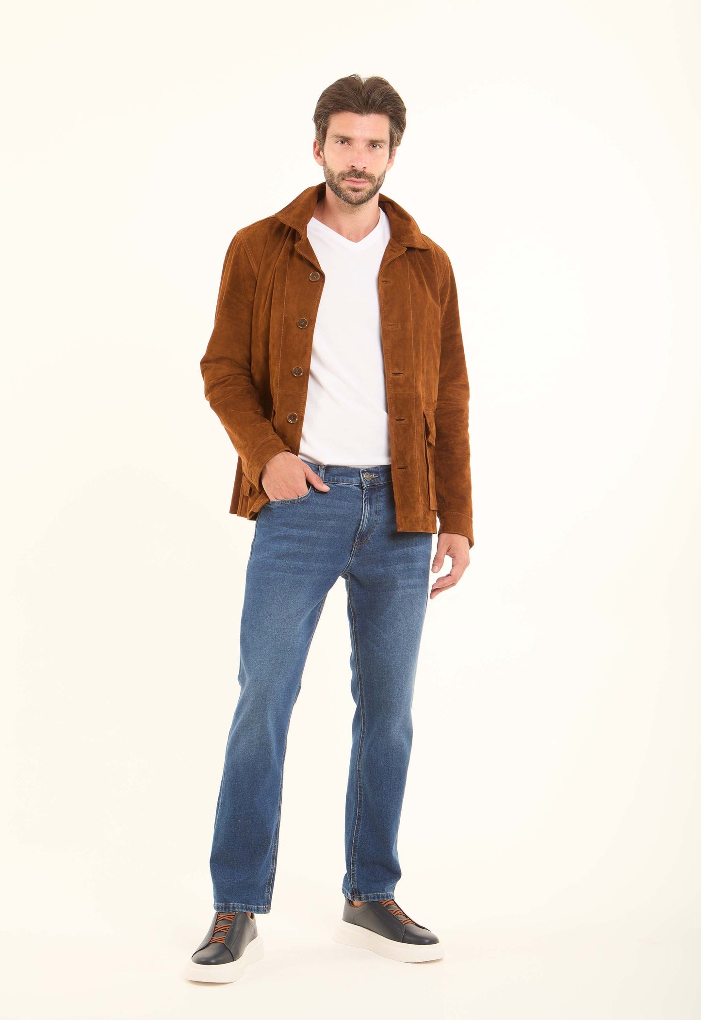 Men's Café Jacket - Premium Dalydress Outerwear