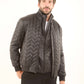 Mock Neck Zipped Quilted Vest