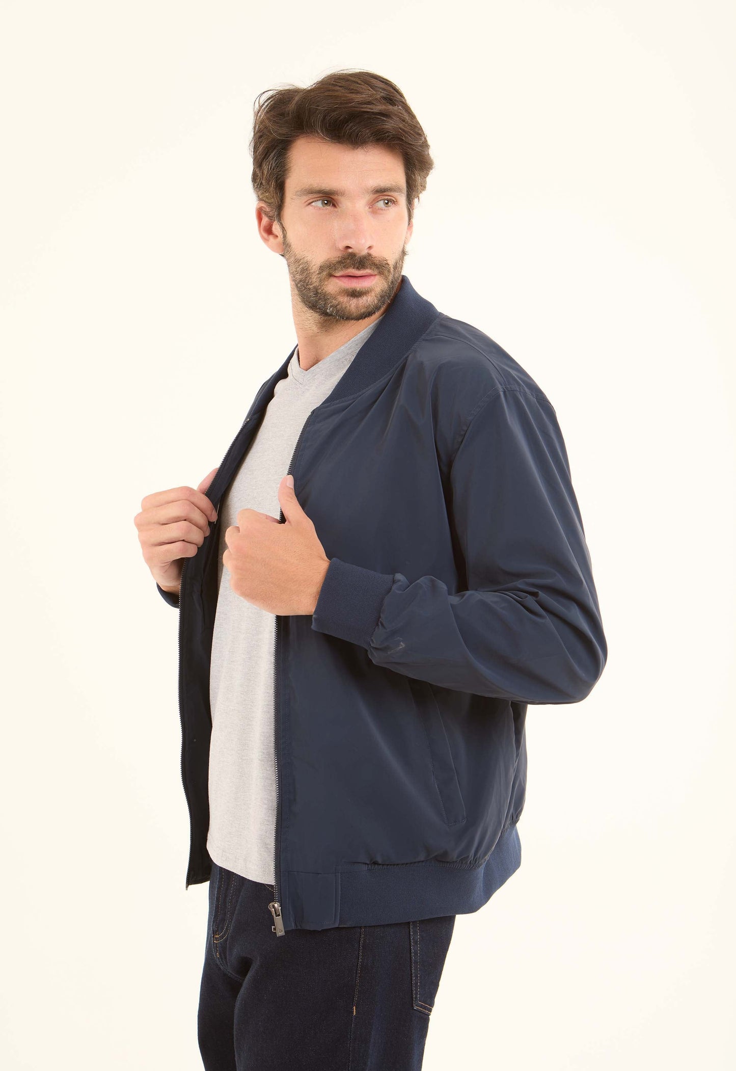 Bomber-Style Lightweight Jacket