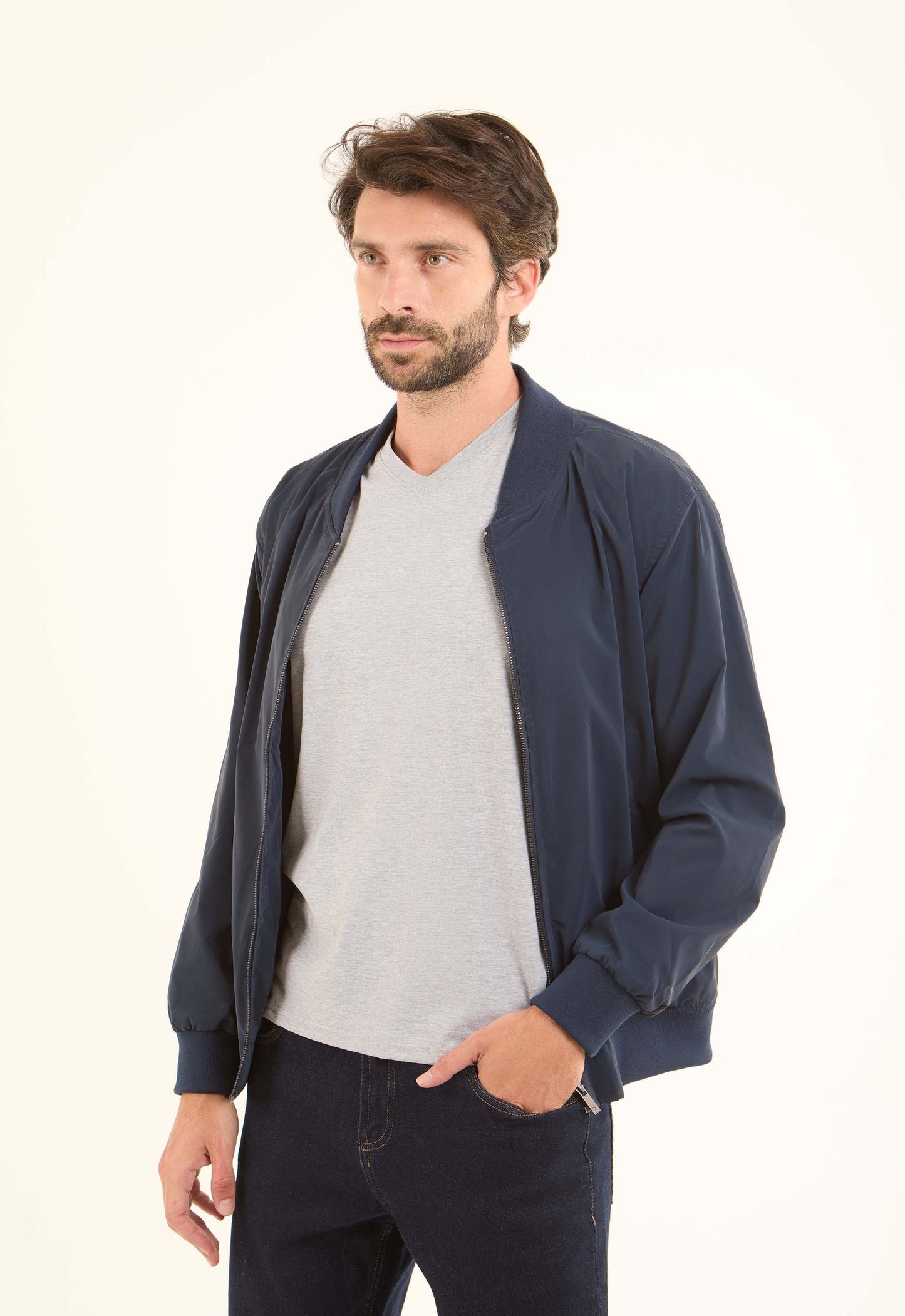 Bomber-Style Lightweight Jacket