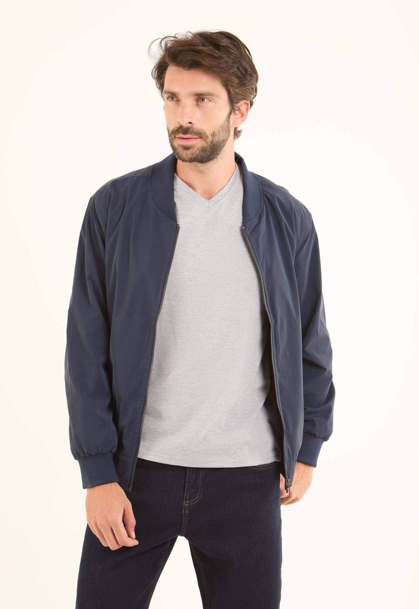 Bomber-Style Lightweight Jacket