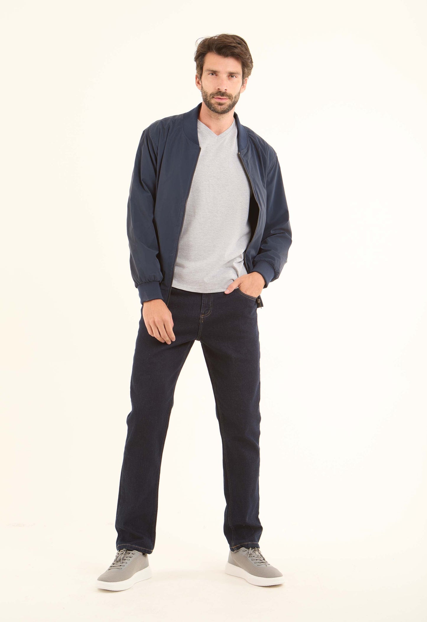 Bomber-Style Lightweight Jacket