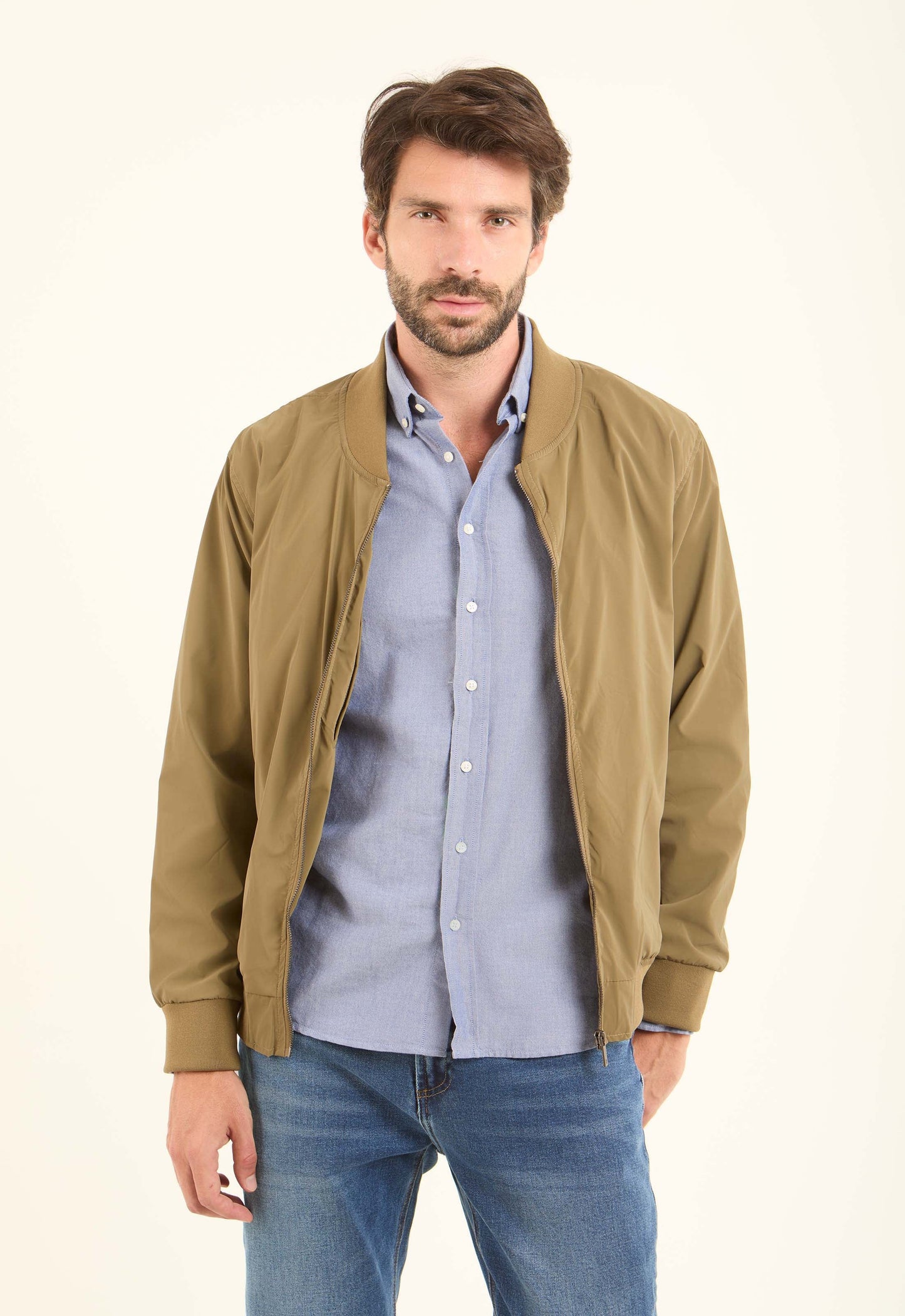 Bomber-Style Lightweight Jacket