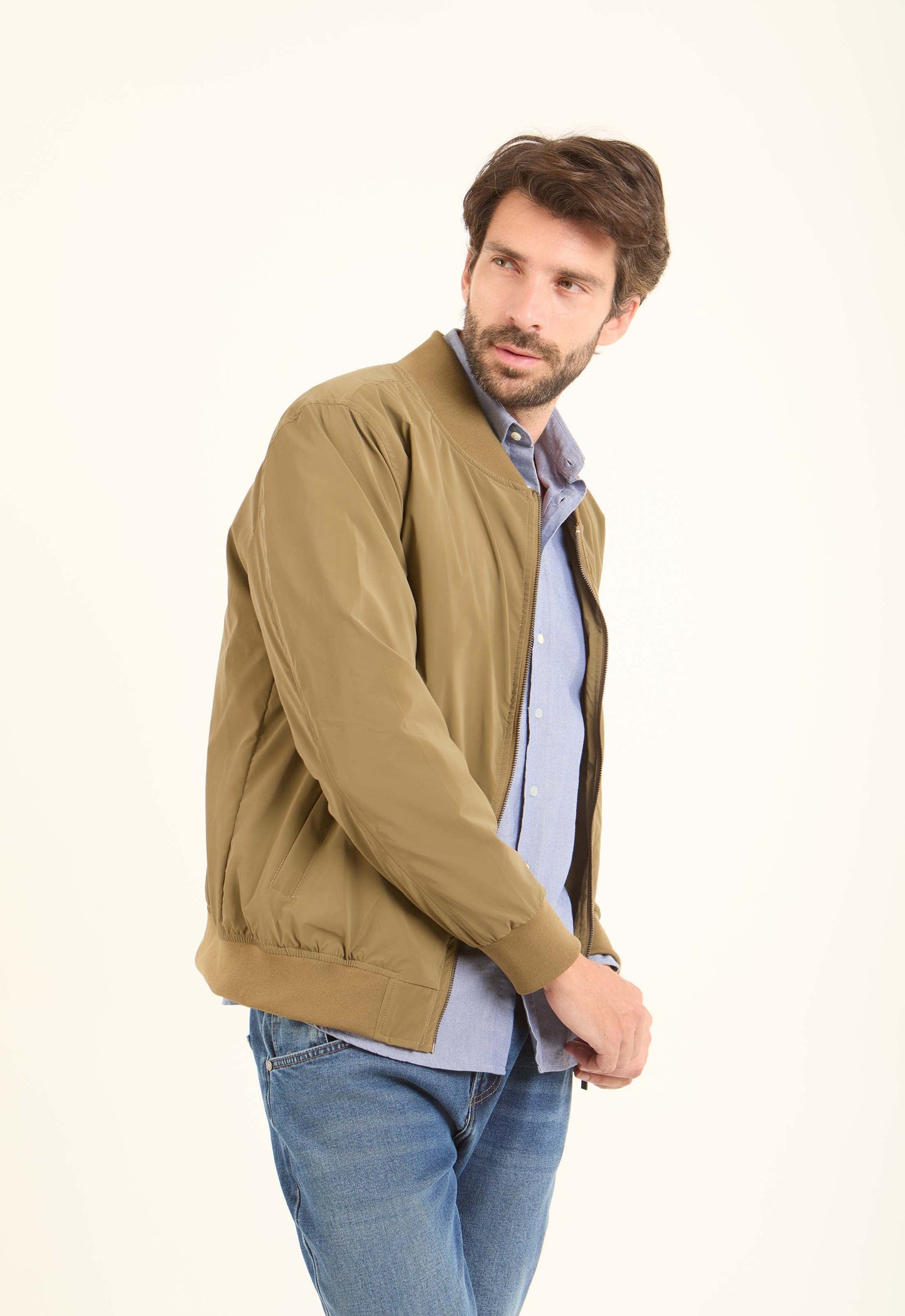 Bomber-Style Lightweight Jacket