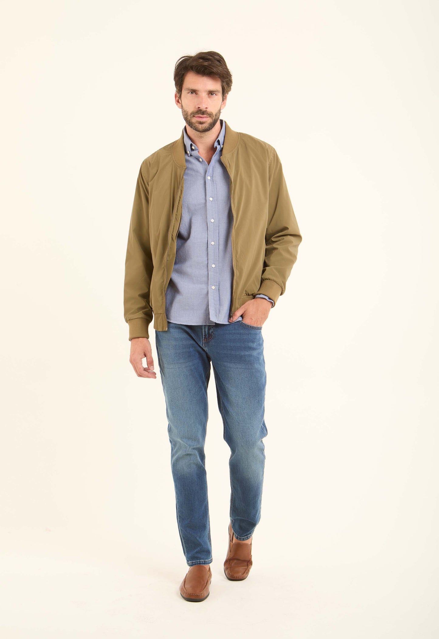 Bomber-Style Lightweight Jacket