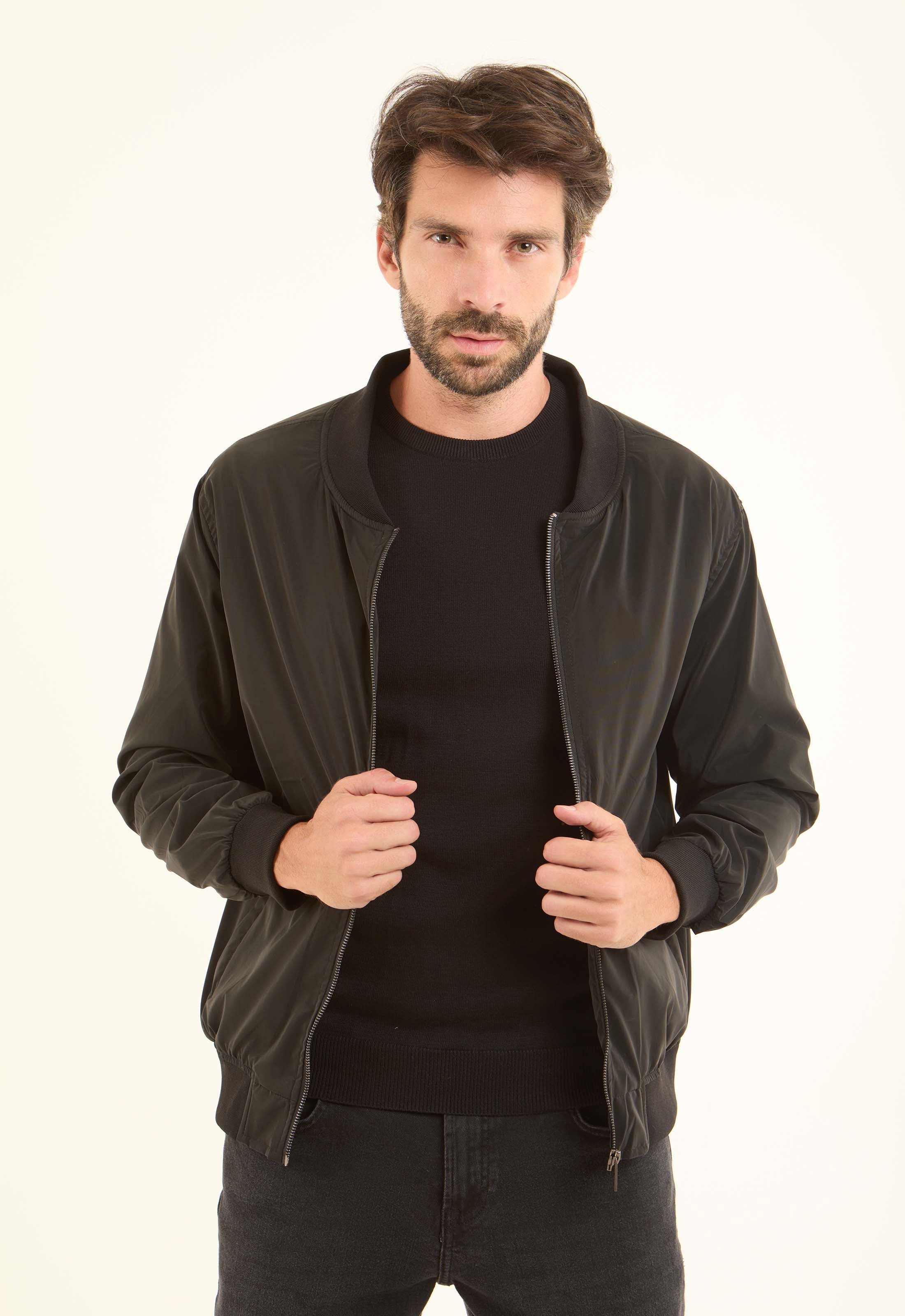 Bomber-Style Lightweight Jacket