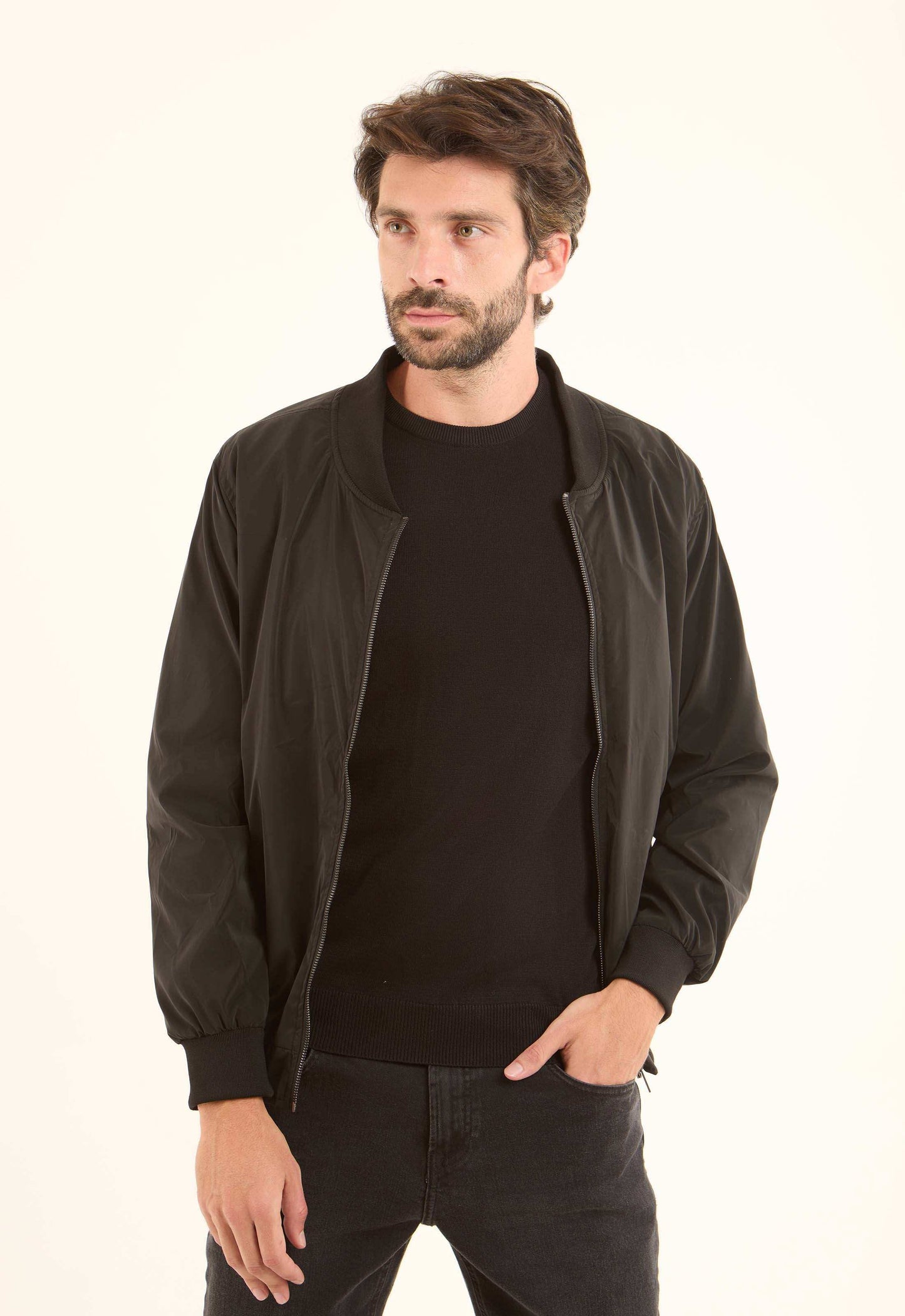 Bomber-Style Lightweight Jacket