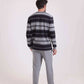 Striped Top & Drawstring Pants Pajama Set