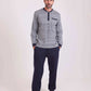 Striped Top & Solid Pants Winter Pajama Set