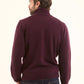 Basic Knitted Pullover with Ribbed Turtle Neck