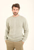 Crew Neck Slip On Pullover with Chunky Knit