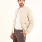 Wool-Blend Bomber Style Jacket