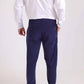 Solid Cotton Chino Pants with Side Pockets