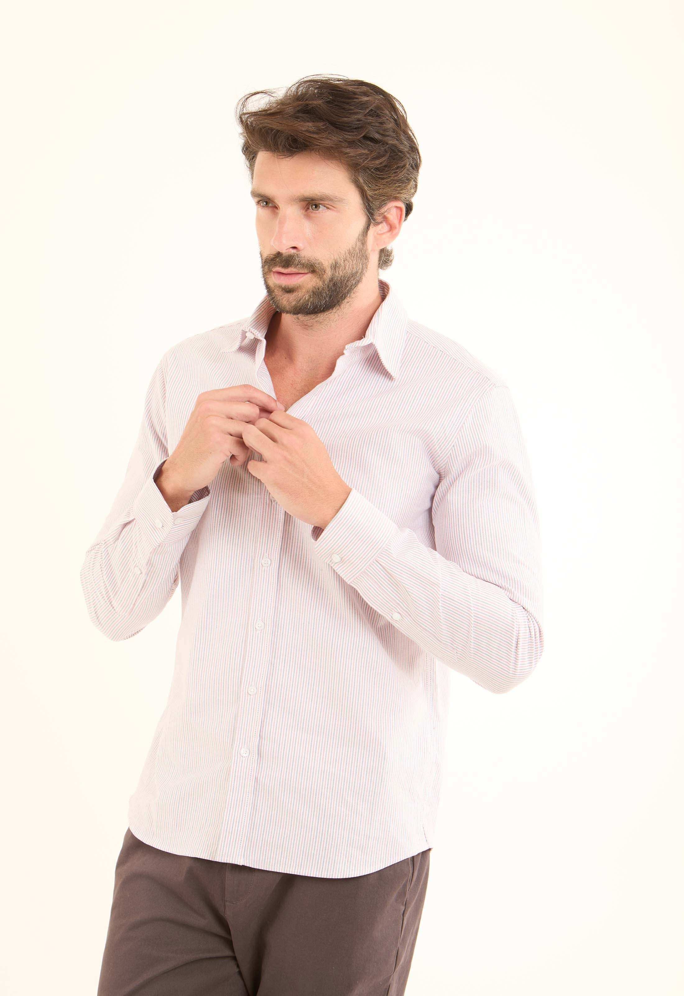 قميص كاجوال بقصة عادية بنقشة مربعات