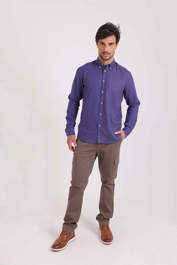 Regular Fit Casual Gingham Shirt