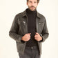 Genuine Leather Standout Jacket