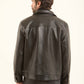 Genuine Leather Standout Jacket