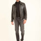 Genuine Leather Standout Jacket