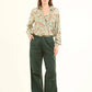 Structured Utility Wide-Leg Pants