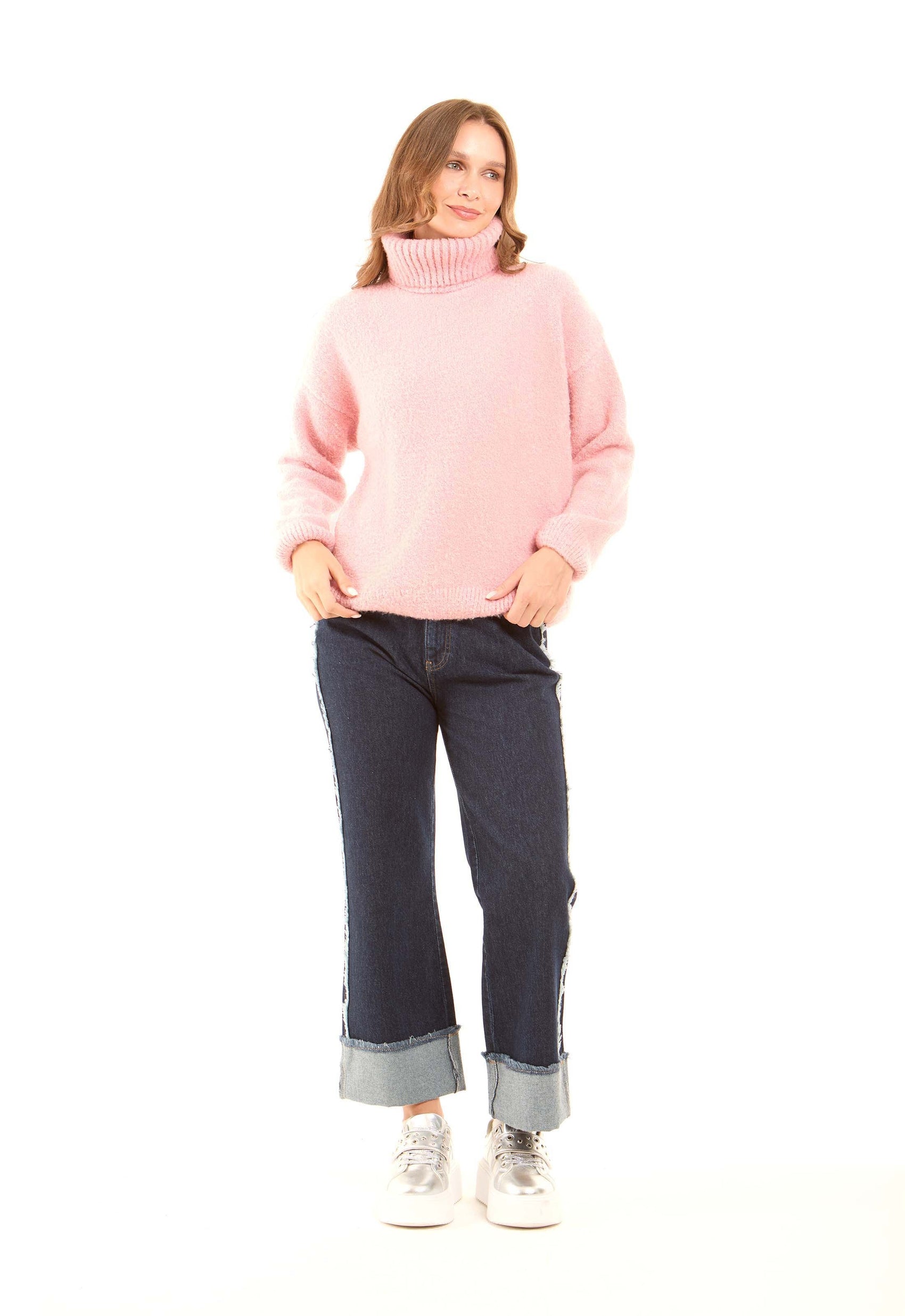 Chunky Turtle Neck Soft Cozy Pullover