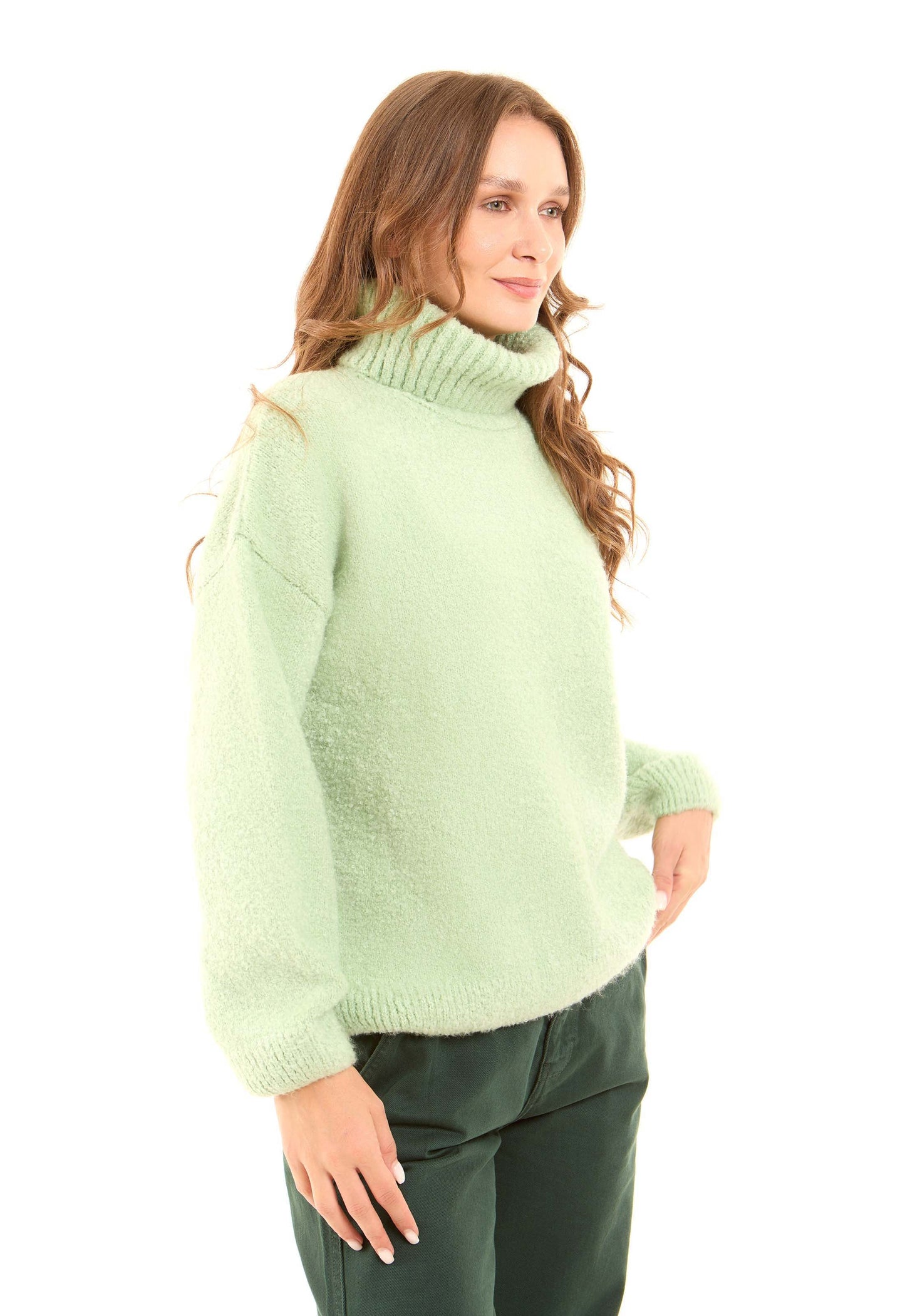 Chunky Turtle Neck Soft Cozy Pullover