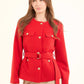 Textured Wool-Blend Style Jacket