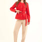 Textured Wool-Blend Style Jacket