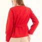 Textured Wool-Blend Style Jacket