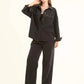 Studded-Side Wide-Leg Jeans
