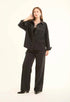 Studded-Side Wide-Leg Jeans