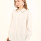 Chain-Detail Rayon Shirt
