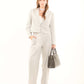 Wide Leg Suit Pants