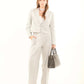 Wide Leg Suit Pants