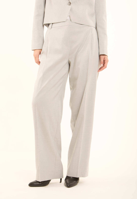 Wide Leg Suit Pants