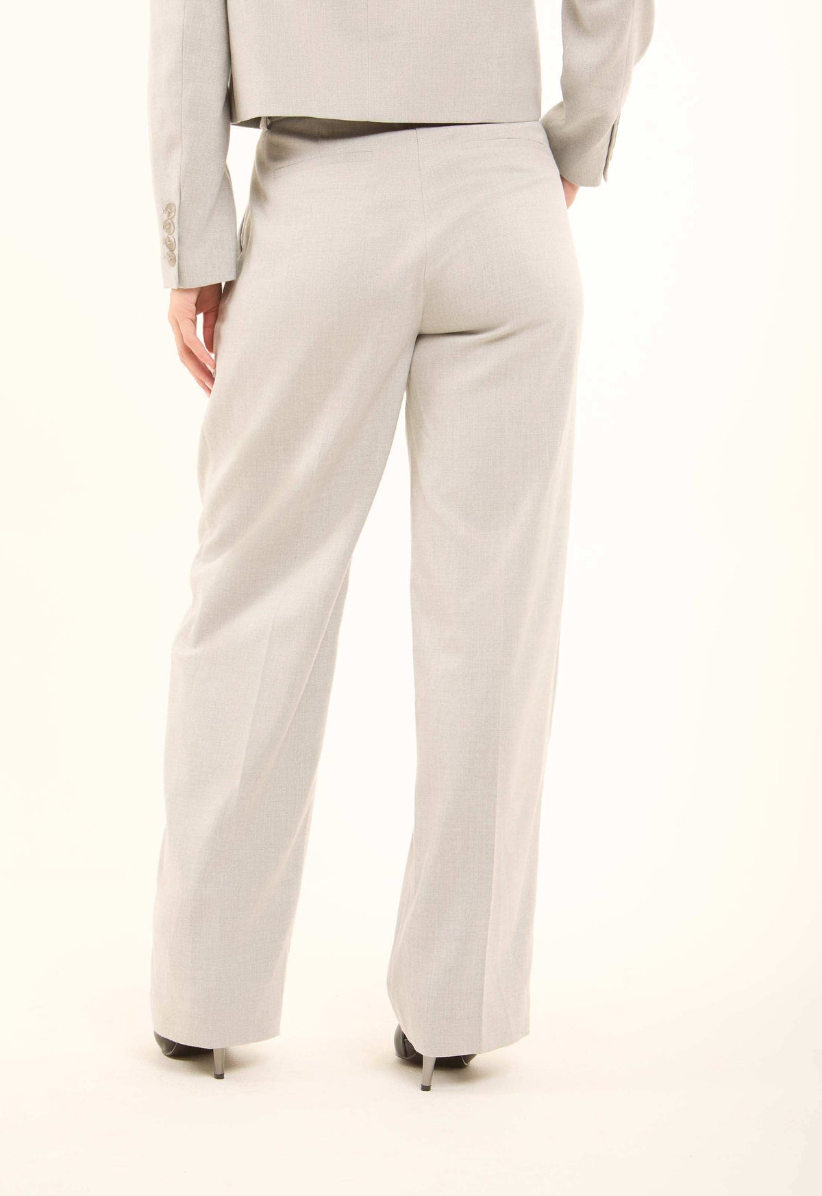 Wide Leg Suit Pants