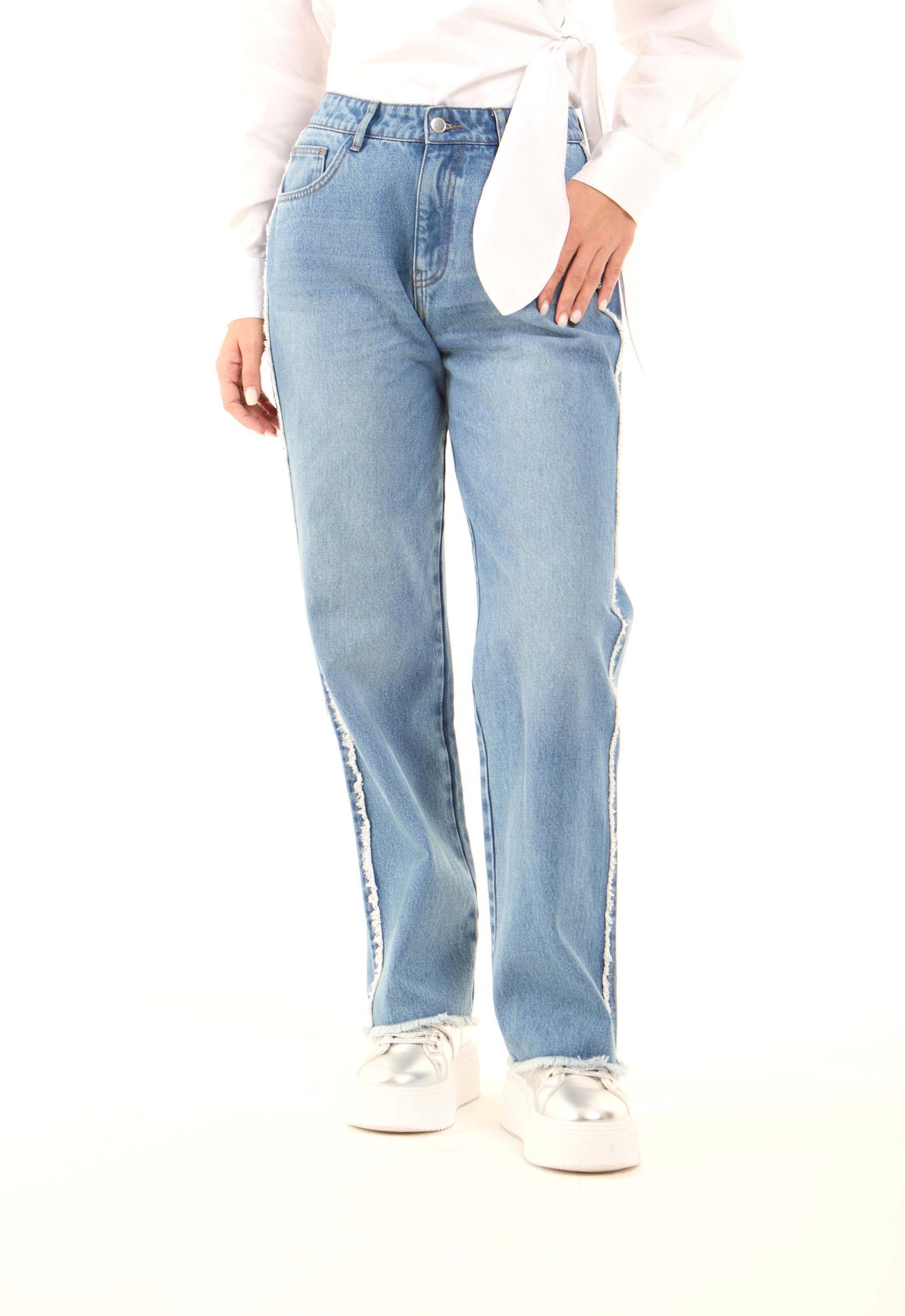 Classic Straight Denim Pants
