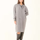 Slip On Winter Dress with Tie Neck