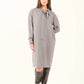 Slip On Winter Dress with Tie Neck