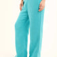 Knitted Wide-Leg Nylon Pants
