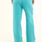 Knitted Wide-Leg Nylon Pants